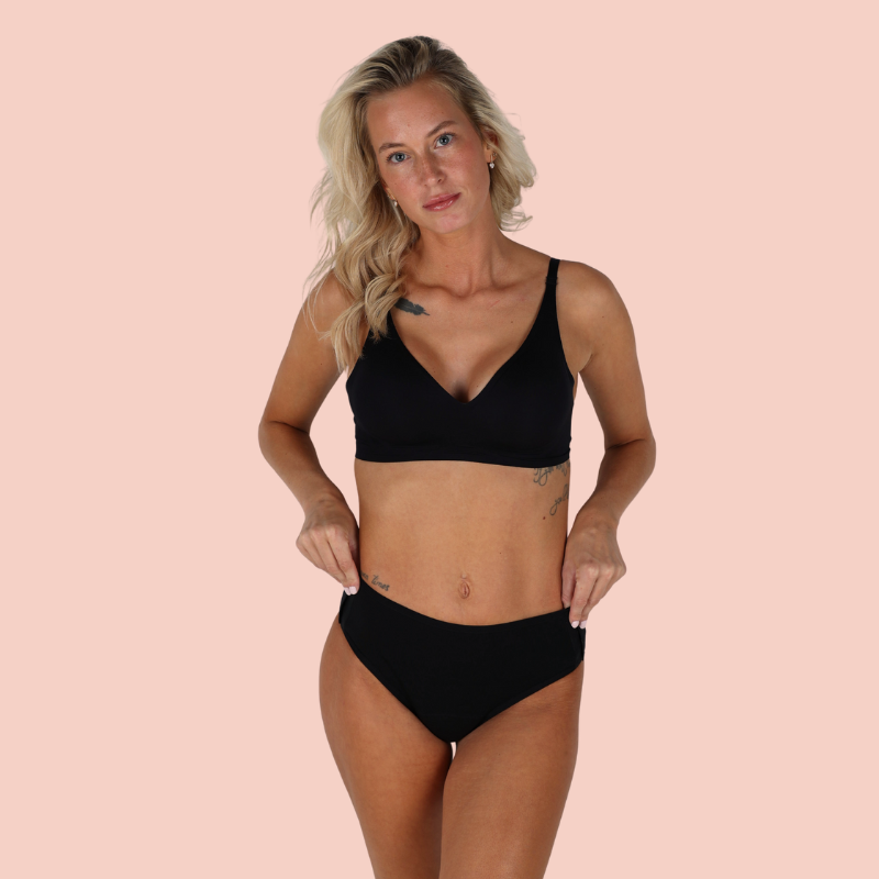 Delia - Periodenunterwäsche (Cheeky mit Verschluss)